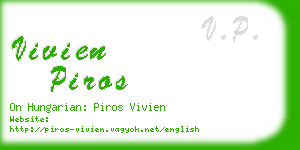 vivien piros business card